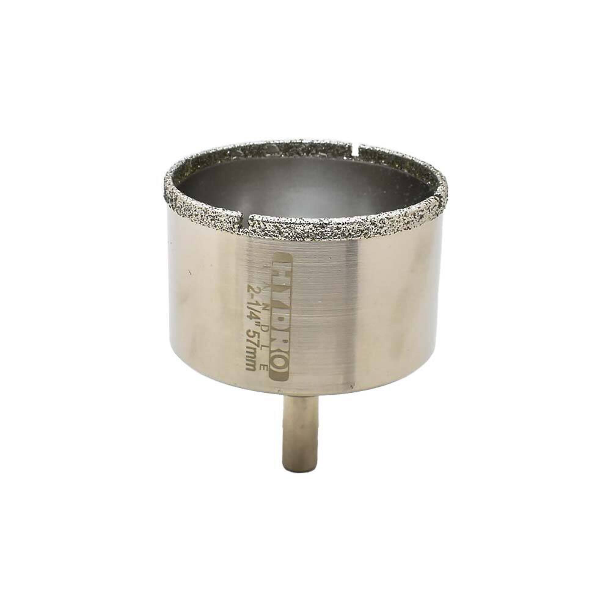 Hydro Handle HH214BIT 2-1/4 Inch Electroplated Diamond Bit 8 mm Shank